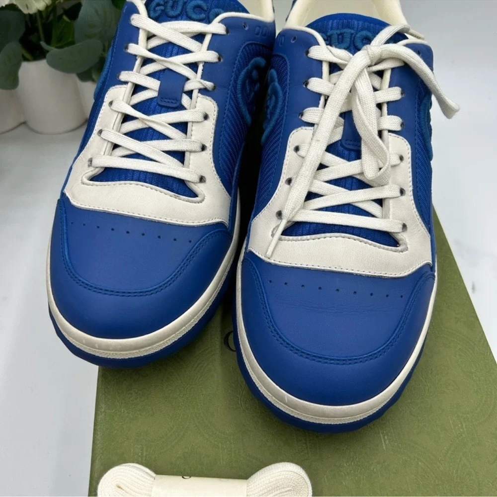 Men’s Gucci MAC 80 low top sneakers size 8.5 fits 9.5 US made in Italy